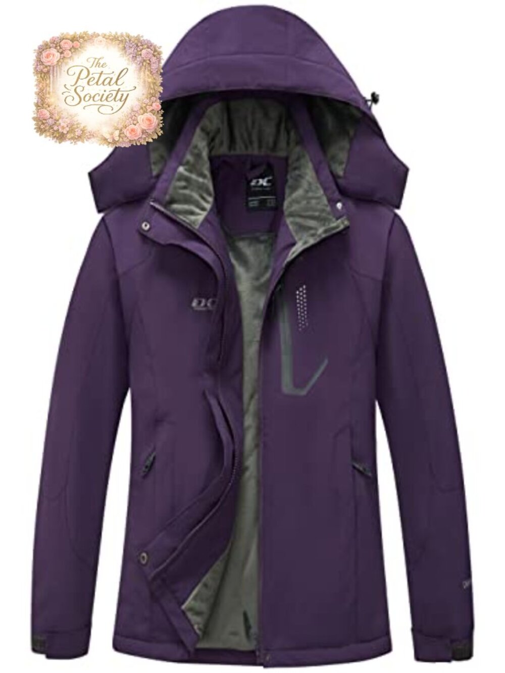 Women's Winter Ski Jacket Hooded Windproof Waterproof Coat